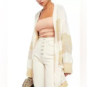 Free People Southport Beach Cardigan Sweater M